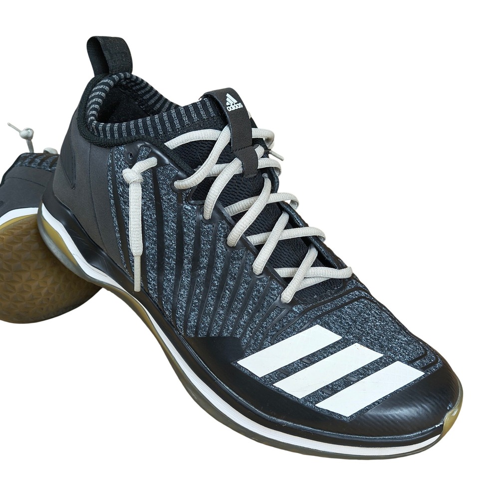 Adidas Speed Trainer 3.0 Mens 11.5 Black White Silver Baseball‎ Shoes AC8472